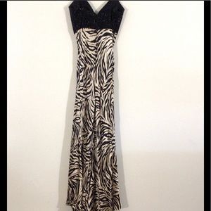 Jovani animal print dress